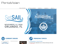 Tablet Screenshot of pentavisionmedia.com